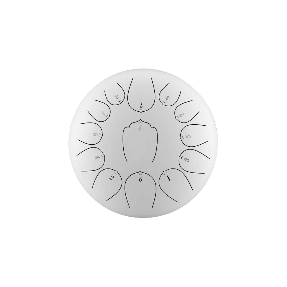 BeatRise 「Lotus X」 Series - 12 Inch 13 Notes - Carbon Steel - Tongue Drum (C Major)