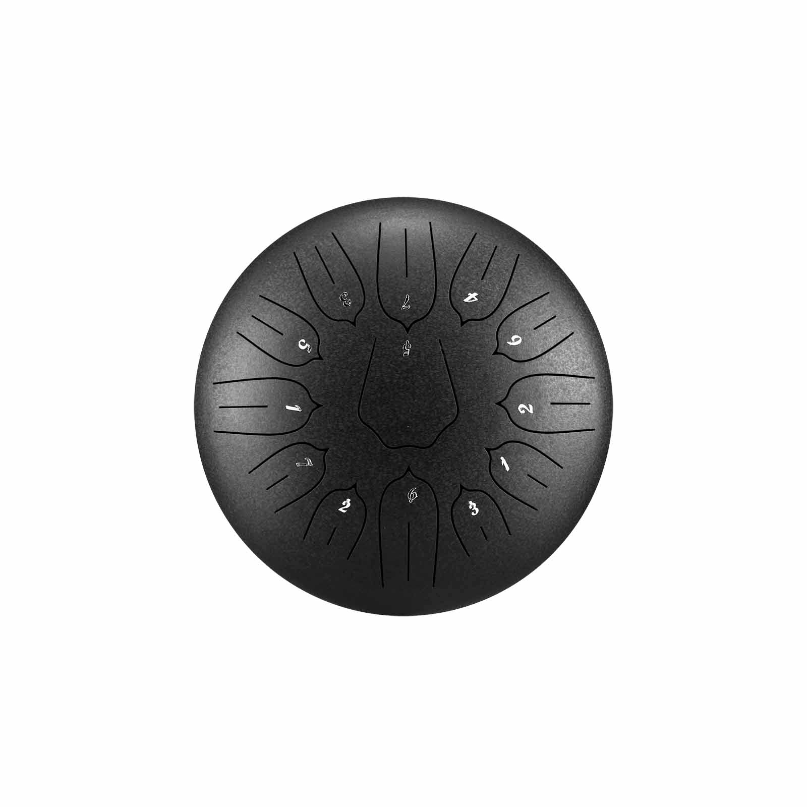 BeatRise 「Lotus」 Series - 12 Inch 13 Notes - Carbon Steel - Tongue Drum (C Major)