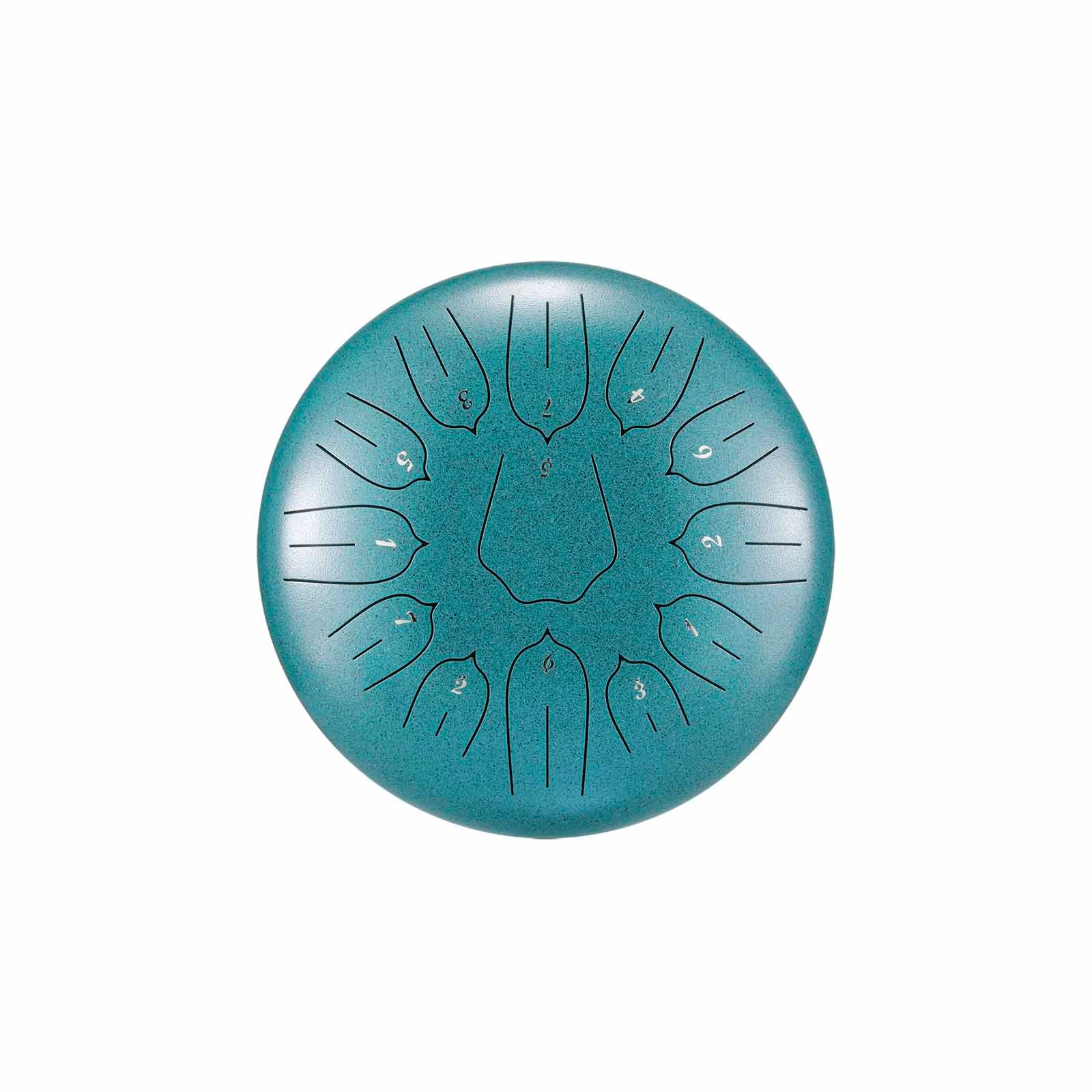 BeatRise 「Lotus」 Series - 12 Inch 13 Notes - Carbon Steel - Tongue Drum (C Major)