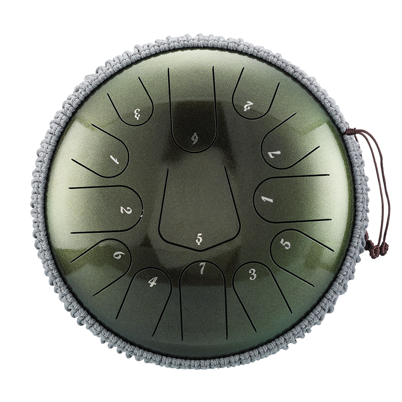 BeatRise 「Triangle」 Series - 12 Inch 13 Notes - Stainless Steel - Tongue Drum (C Major)
