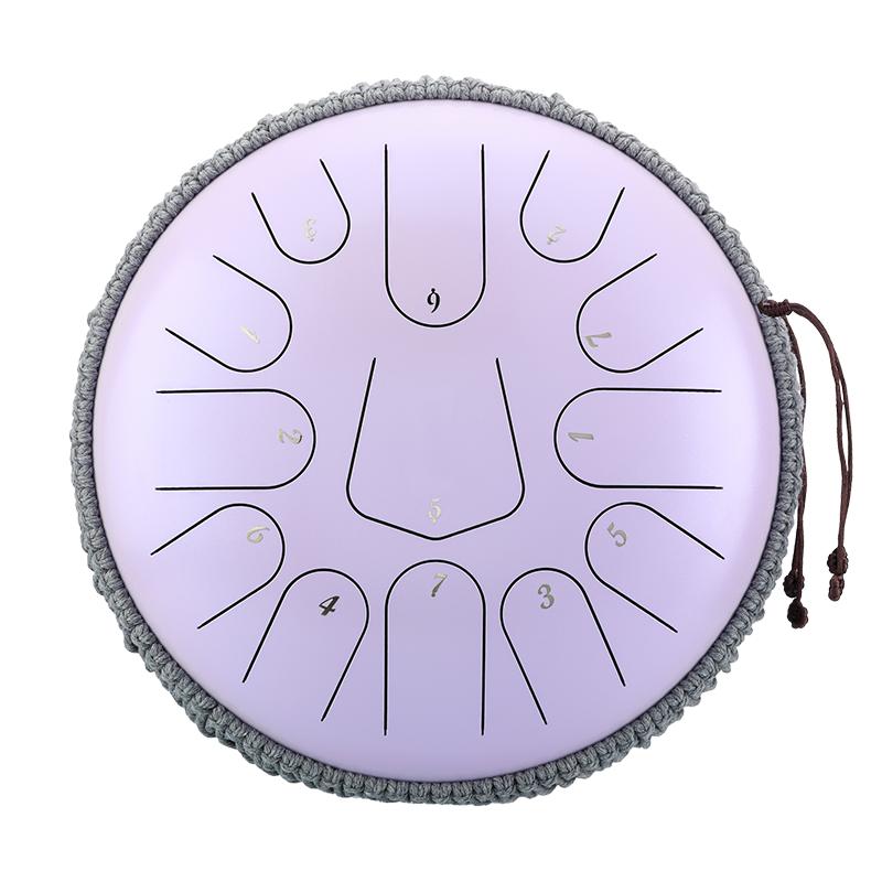BeatRise 「Triangle」 Series - 12 Inch 13 Notes - Stainless Steel - Tongue Drum (C Major)