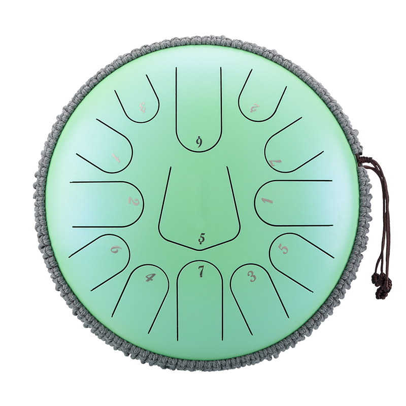 BeatRise 「Triangle」 Series - 12 Inch 13 Notes - Stainless Steel - Tongue Drum (C Major)