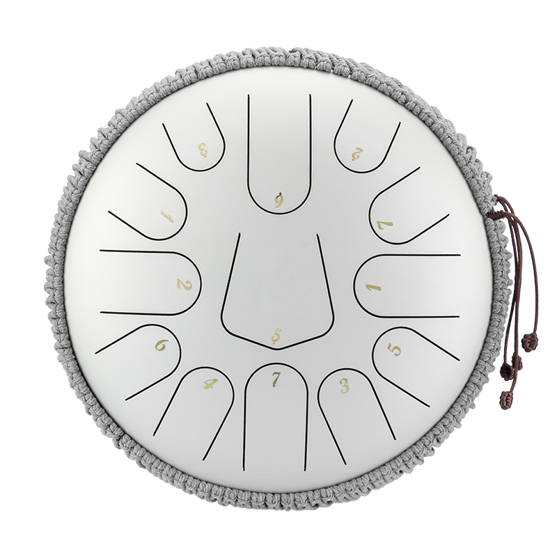 BeatRise 「Triangle」 Series - 12 Inch 13 Notes - Stainless Steel - Tongue Drum (C Major)