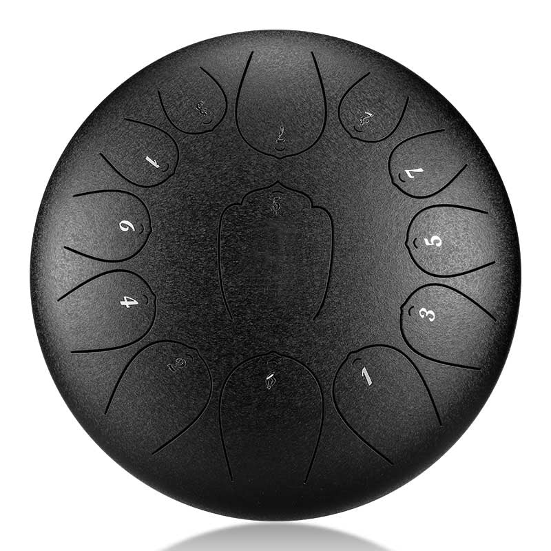 BeatRise 「Lotus X」 Series - 12 Inch 13 Notes - Carbon Steel - Tongue Drum (C Major)
