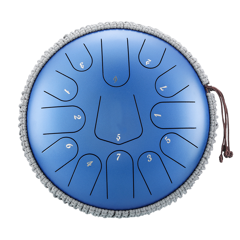 BeatRise 「Triangle」 Series - 12 Inch 13 Notes - Stainless Steel - Tongue Drum (C Major)