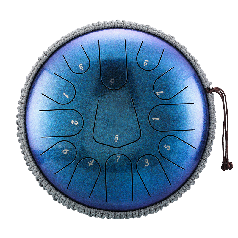 BeatRise 「Triangle」 Series - 12 Inch 13 Notes - Stainless Steel - Tongue Drum (C Major)