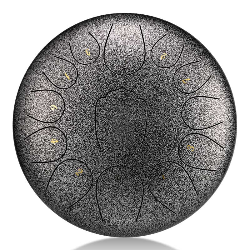 BeatRise 「Lotus X」 Series - 12 Inch 13 Notes - Carbon Steel - Tongue Drum (C Major)
