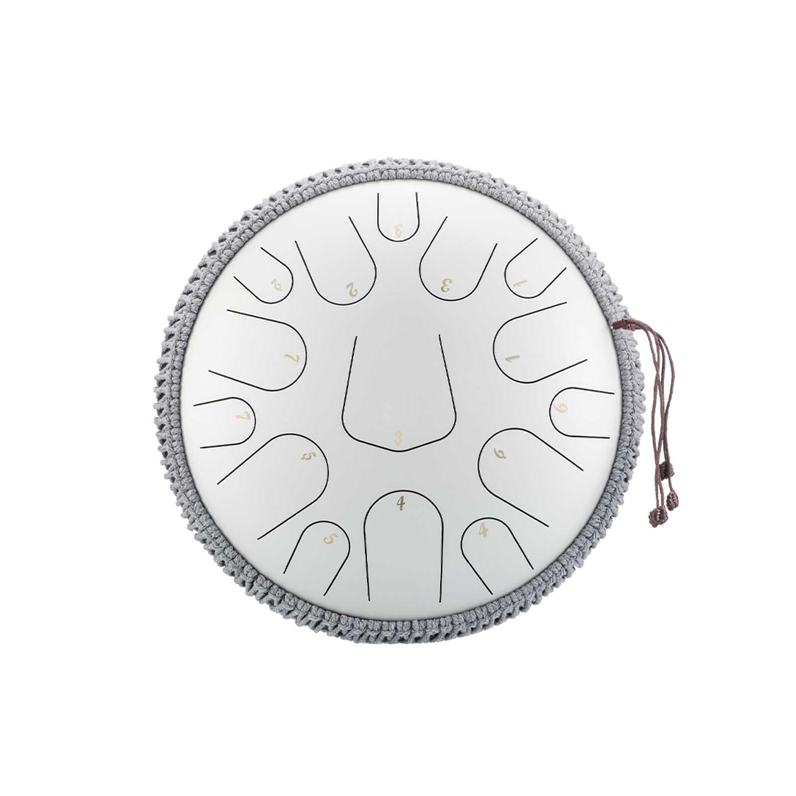 BeatRise 「Triangle」 Series - 14 Inch 15 Notes - Stainless Steel - Tongue Drum (D Major)