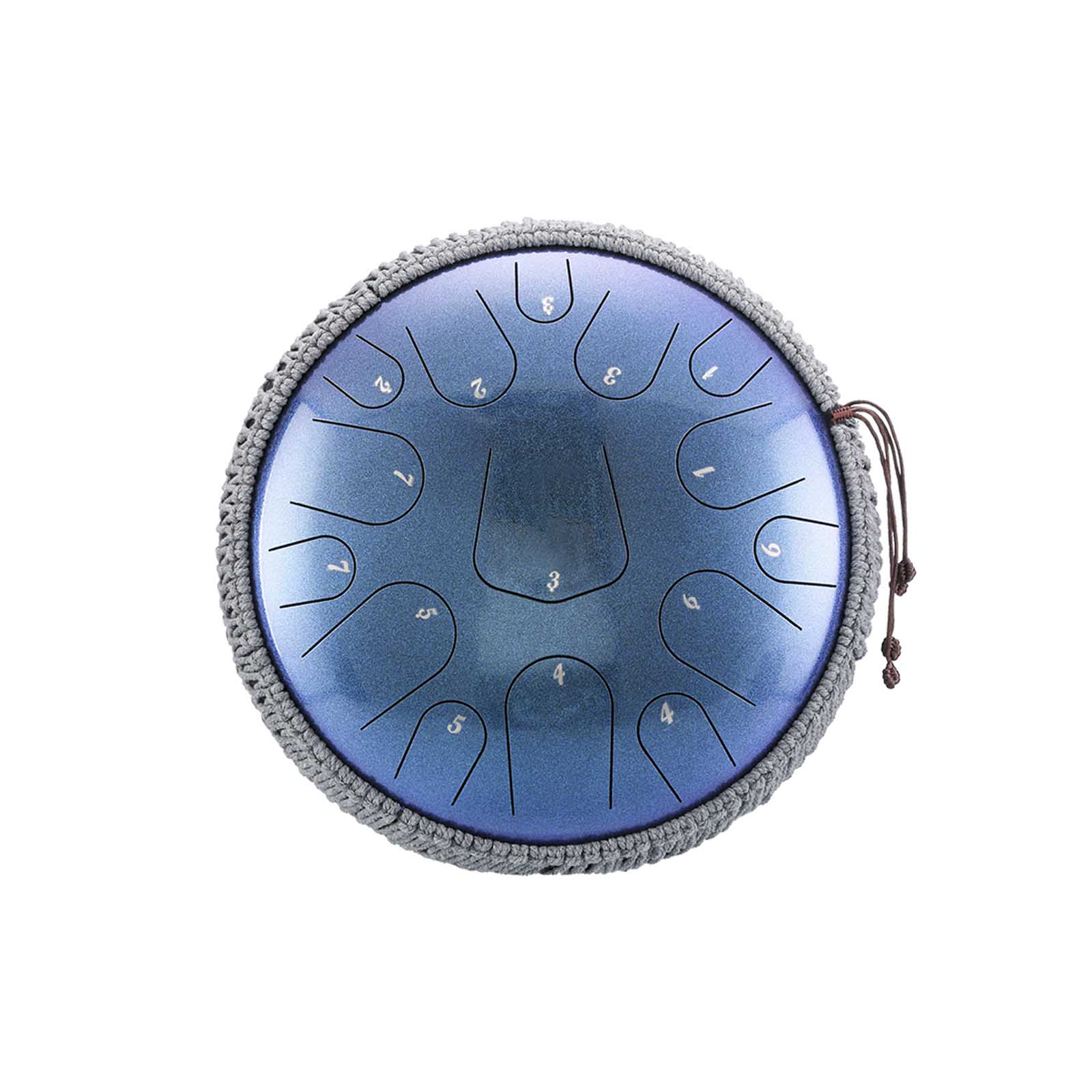 BeatRise 「Triangle」 Series - 14 Inch 15 Notes - Stainless Steel - Tongue Drum (D Major)
