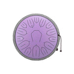 BeatRise 「Lotus」 Series - 13 Inch 15 Notes - Carbon Steel - Tongue Drum (D Major) - BeatRise Music