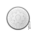 BeatRise 「Lotus」 Series - 14 Inch 15 Notes - Carbon Steel - Tongue Drum (C Major) - BeatRise Music