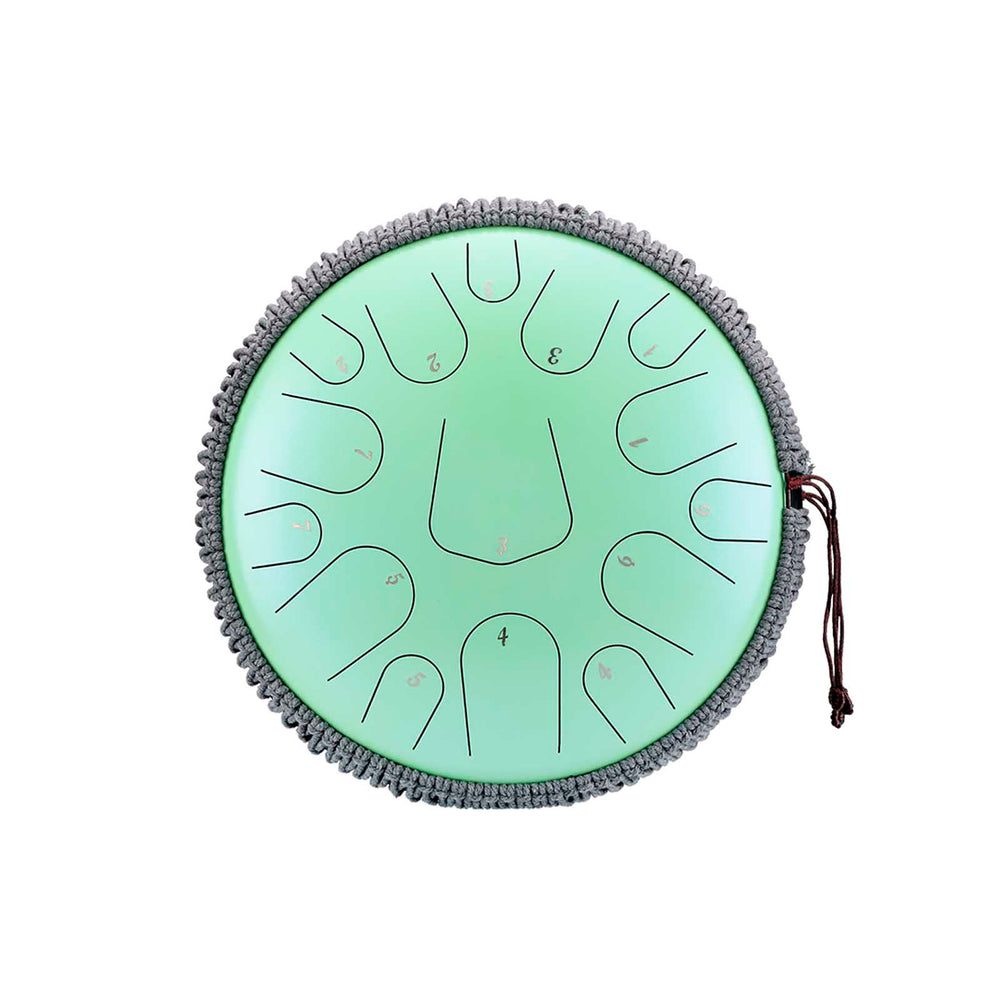 BeatRise 「Triangle」 Series - 14 Inch 15 Notes - Stainless Steel - Steel Tongue Drum (D Major)