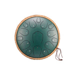 BeatRise 「Lotus X」 Series - 14 Inch 15 Notes - Carbon Steel - Tongue Drum (D Major) - BeatRise Music