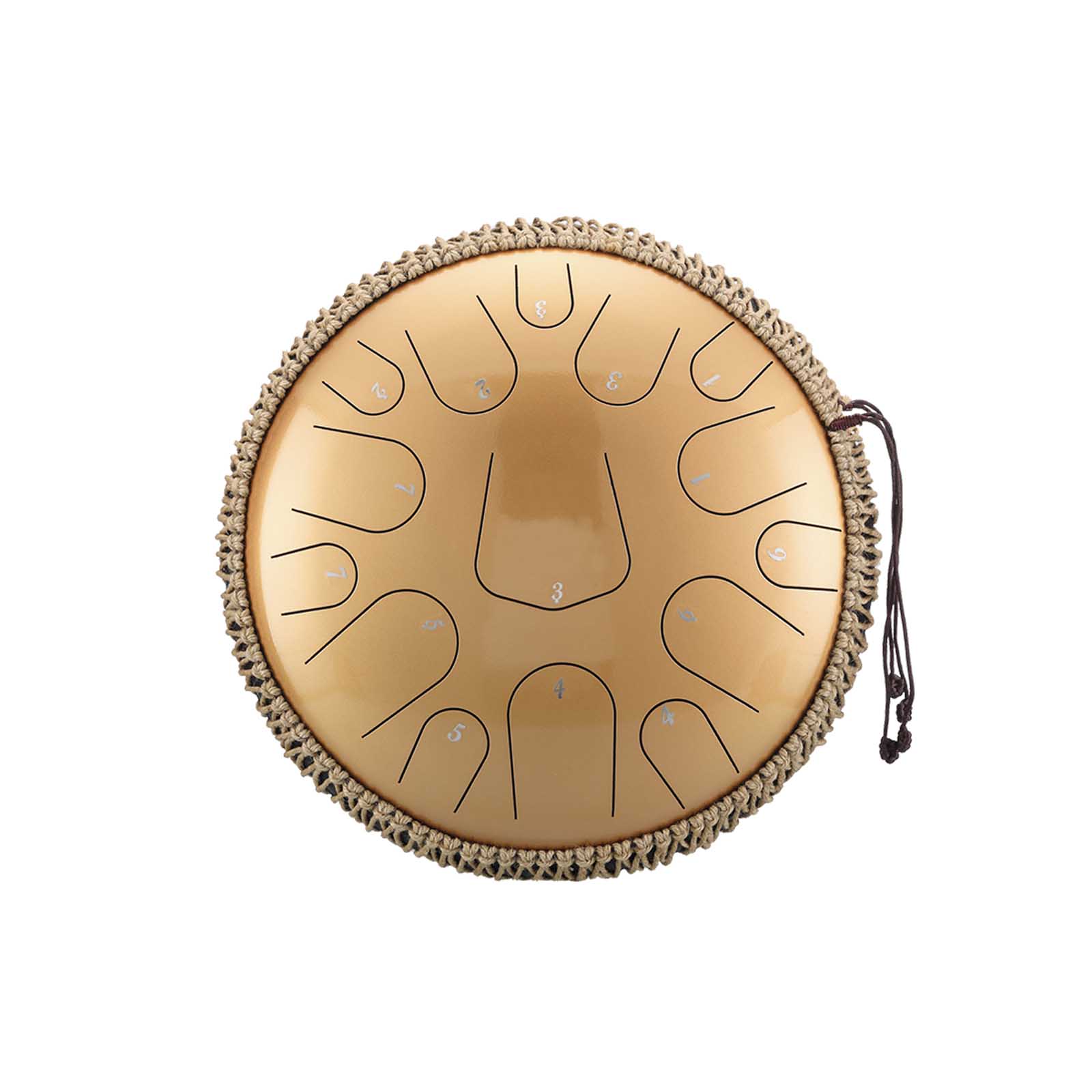 BeatRise 「Triangle」 Series - 14 Inch 15 Notes - Stainless Steel - Tongue Drum (D Major)