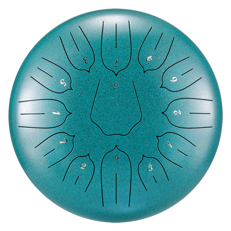 BeatRise 「Lotus」 Series - 12 Inch 13 Notes - Carbon Steel - Tongue Drum (C Major)