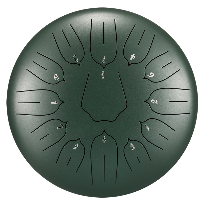 BeatRise 「Lotus」 Series - 12 Inch 13 Notes - Carbon Steel - Tongue Drum (C Major)