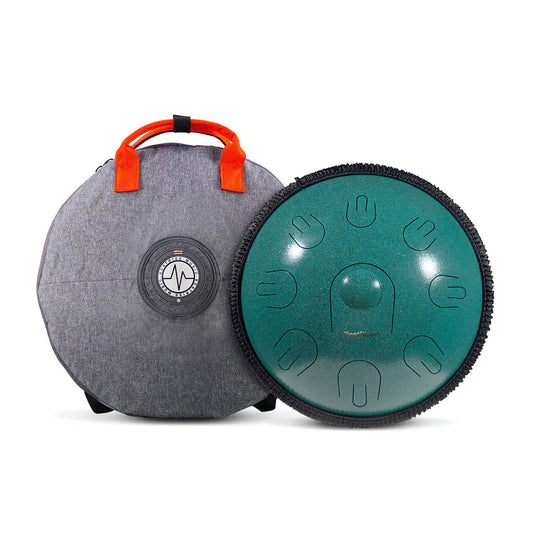 BeatRise 9 Notes 14 Inch Handpan Drum in Key D Minor (Green)