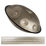 BeatRise 「StartSonic」Series - D Kurd 10 - 432Hz - Stainless Steel Handpan - Champagne Gold (Pre-order) - BeatRise Music