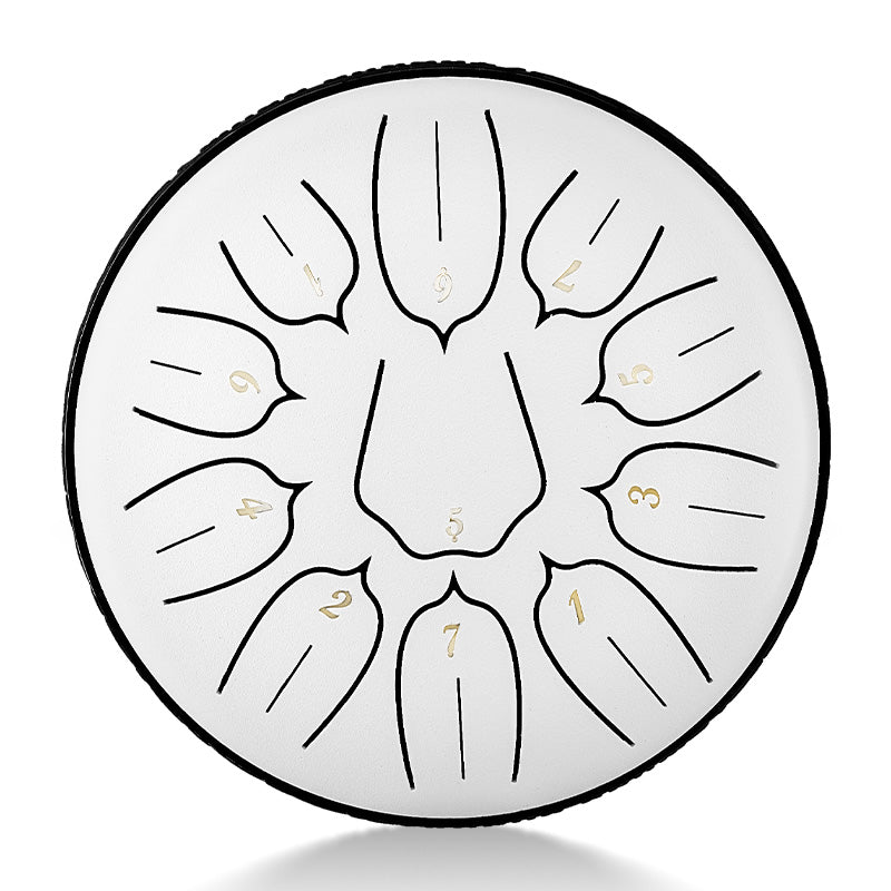 BeatRise 「Lotus」 Series - 6 Inch 11 Notes - Carbon Steel - Tongue Drum (D Major)