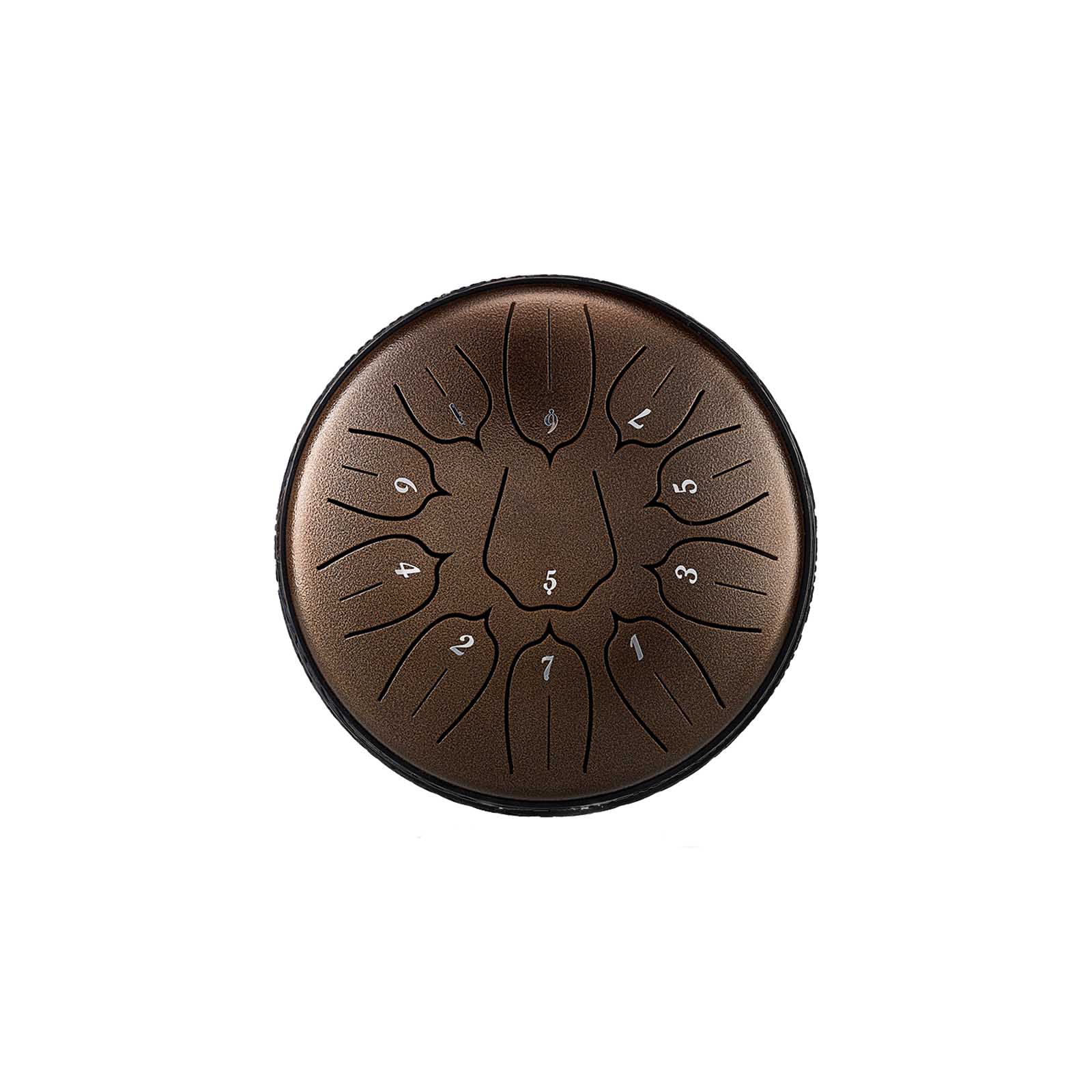 BeatRise 「Lotus」 Series - 6 Inch 11 Notes - Carbon Steel - Tongue Drum (D Major)