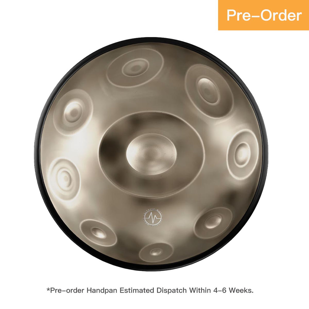 BeatRise 「StartSonic」Series - D Kurd 9 - Stainless Steel Handpan - Champagne Gold (Pre-order)