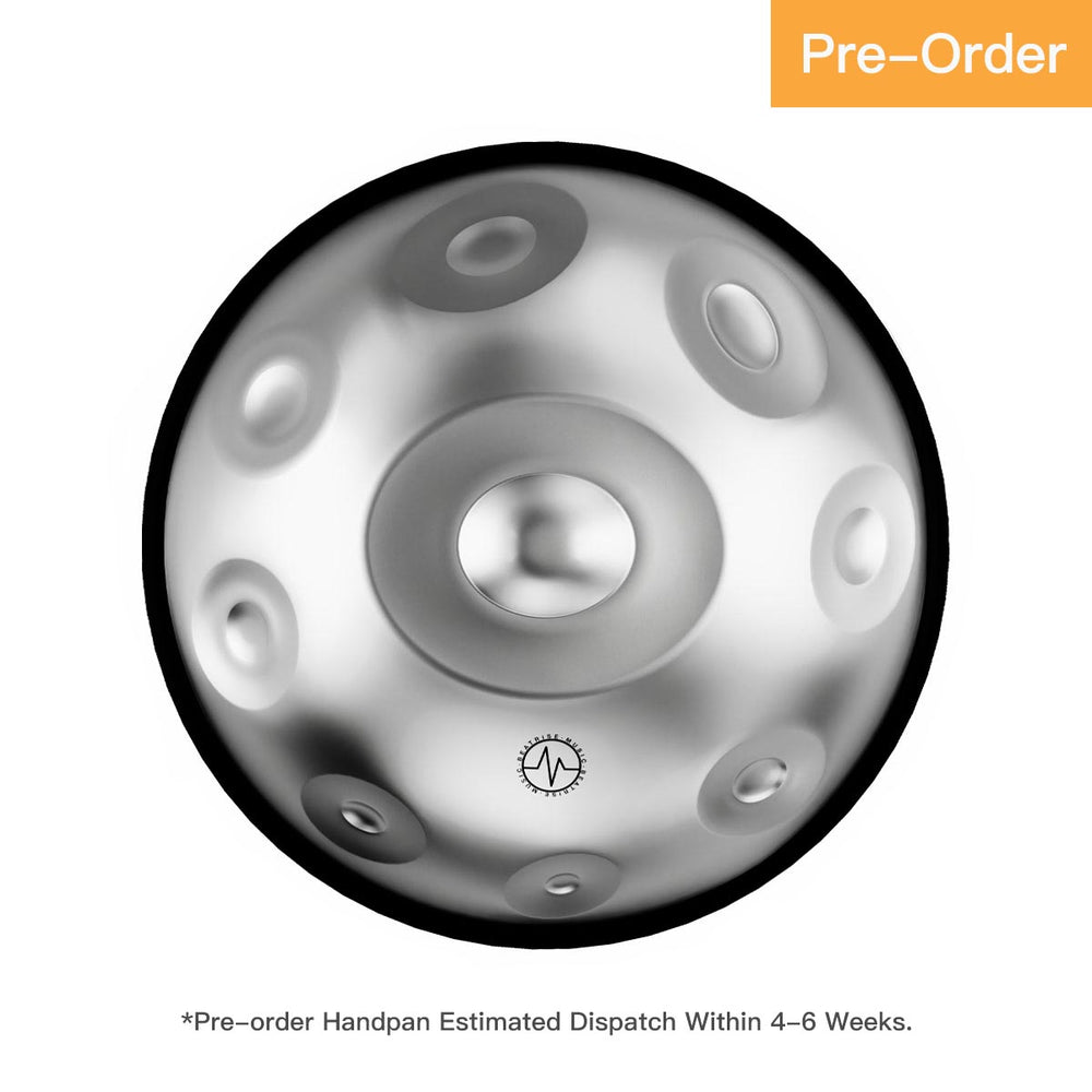 BeatRise 「StartSonic」Series - D Kurd 9 - Stainless Steel Handpan - Silver (Pre-order)