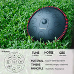 BeatRise 14 Inch 9 Notes Mini Handpan Hybrid Drum - BeatRise Music