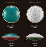 BeatRise 14 Inch 15 Notes Steel Tongue Drum - BeatRise Music