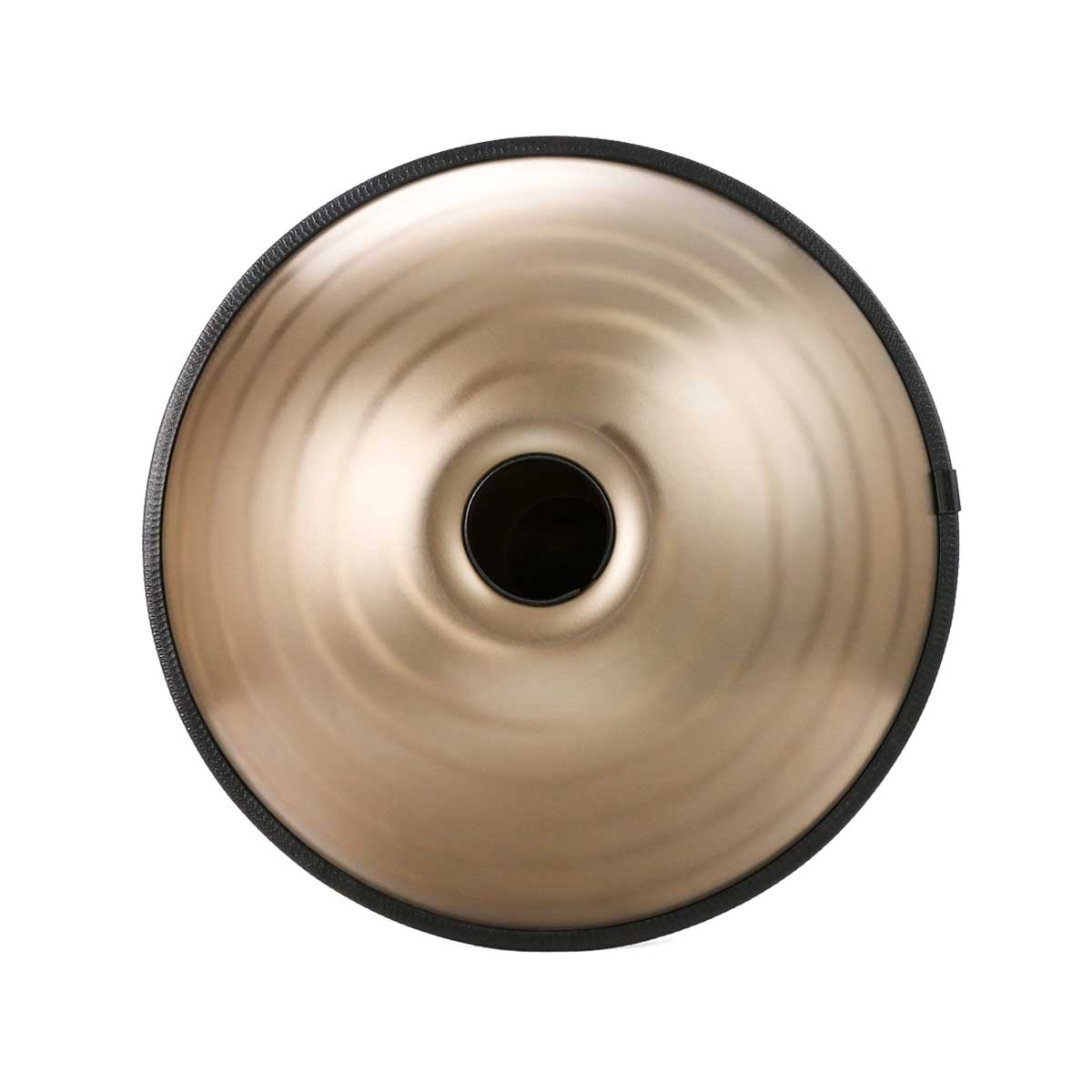BeatRise 「LiteSonic」Series - D Kurd 9/10/12 - 440 Hz - Stainless Steel Handpan - Gold Spiral (Pre-order)