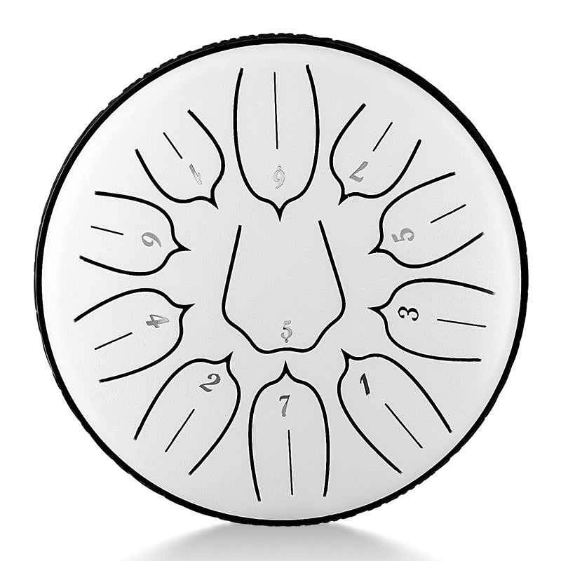 BeatRise 「Lotus」 Series - 6 Inch 11 Notes - Carbon Steel - Tongue Drum (D Major)
