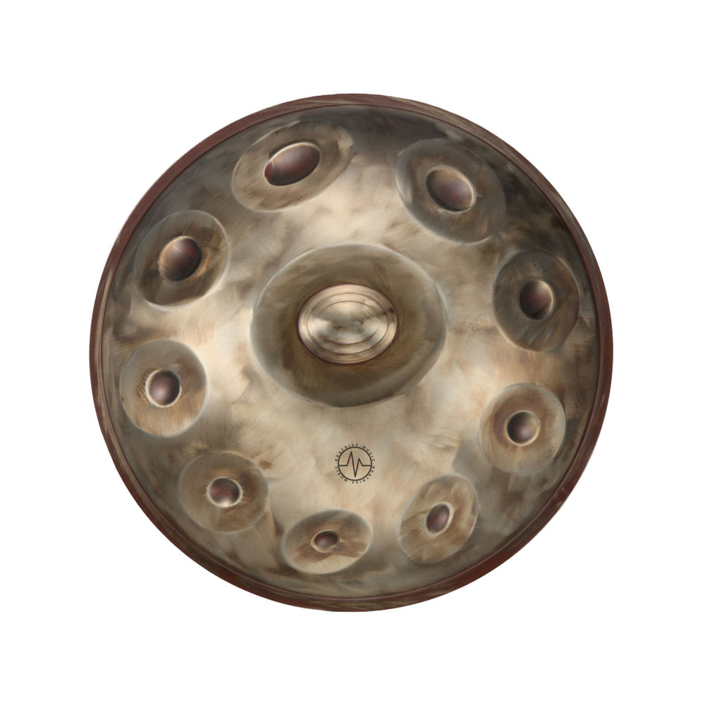 BeatRise「ProSonic」Series - Optional Scales - Stainless Steel Handpan - Vintage Gold