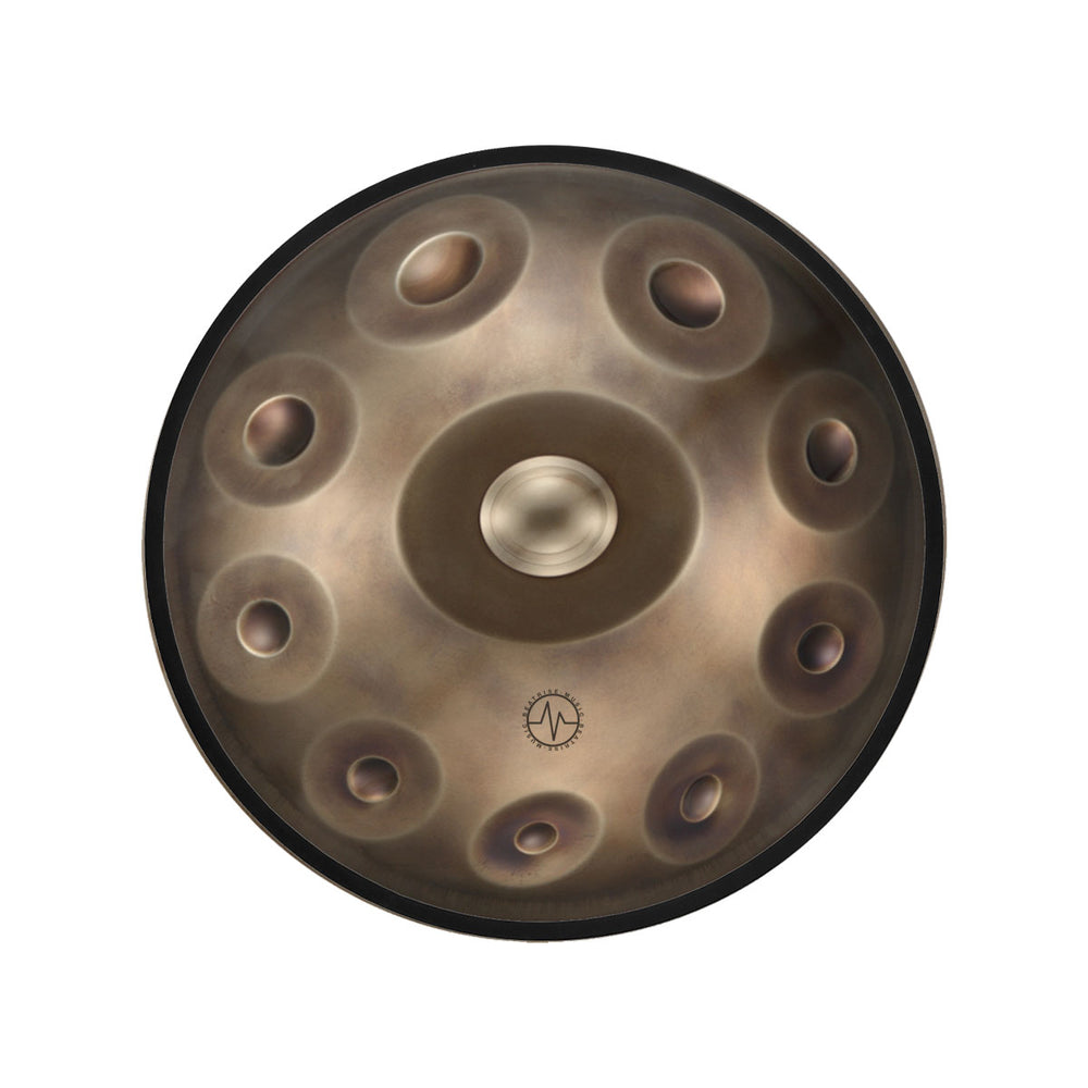 Série BeatRise « ProSonic » - Balances optionnelles - Handpan en acier inoxydable - Bronze
