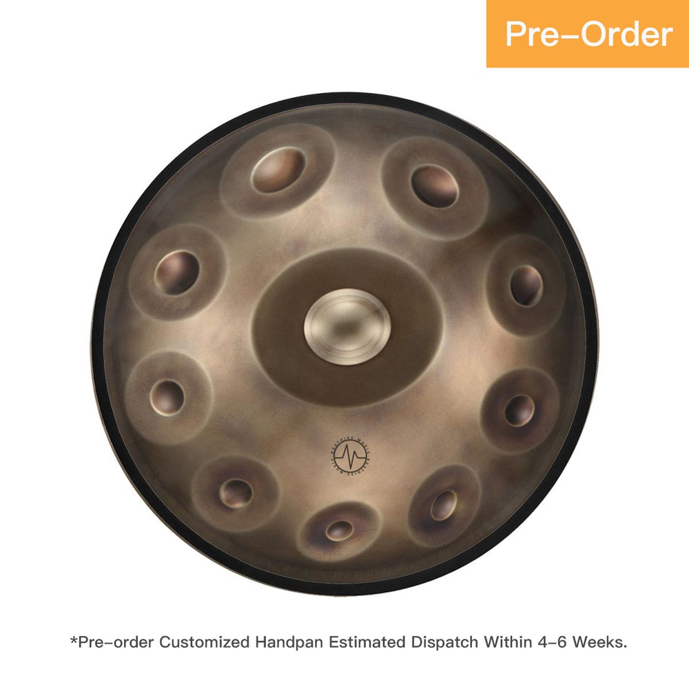 BeatRise「ProSonic」Series - Custom Stainless Steel Handpan - Gold