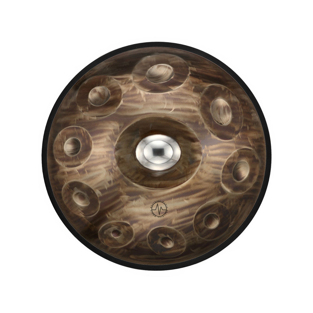 BeatRise「ProSonic」Series - Custom Stainless Steel Handpan - Vintage Bronze