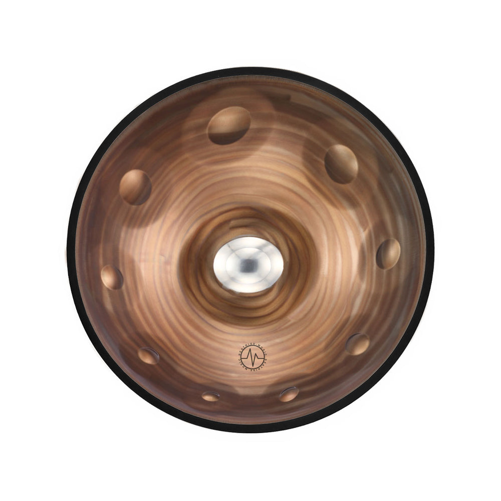 BeatRise「ProSonic」Series - Optional Scales - Stainless Steel Handpan - Spiral Pattern
