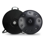 BeatRise「NitroSonic」Series - D Kurd 10 - Nitrided Steel Handpan - Space Grey - BeatRise Music