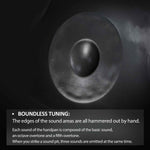 BeatRise「NitroSonic」Series - D Kurd 10 - Nitrided Steel Handpan - Space Grey - BeatRise Music
