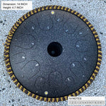 BeatRise 14 Inch 14 Notes Steel Tongue Drum (C Major) - BeatRise Music